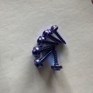 Baut TITANIUM Body Universal - Ungu Kebiruan - 6 PCS